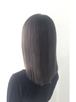 ジーナ 福岡千早(Zina)&nbsp;【SAKI】艶ストレート×ニュアンスカラー/艶カラー/20代30代40代