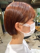 グリーン 表参道(green) 【KANA】ショートボブ/アプリコットカラー