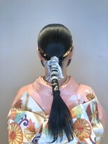 フィッティ 東逗子店(fiti) 成人式ポニーテールアレンジ