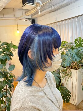 ハビット (habitt) 【habitt】ウルフ×インナーカラー