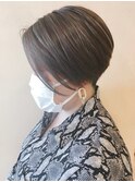 【morio鶴瀬】20代30代40代刈り上げ女子ハイライトグレージュ