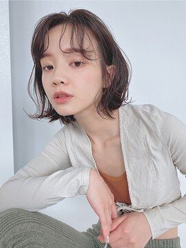 ルービック 難波(Rubik's) シースルーバング/小顔くびれミディアムボブ