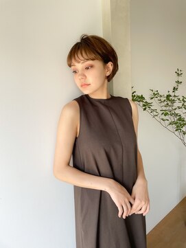 エデュコスゥリール(educo per sourile) ふんわりショートボブ×アッシュベージュ