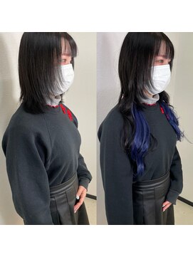 アンククロス 青山店(ANKH CROSS) ロングウルフ×インナーブルー