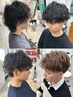 【平日13時から16時限定クーポン】メンズカットパーマorカラー￥7700
