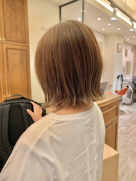 アニュー ヘア アンド ケア(a New hair&care) 20代30代40代小顔切りっぱなし大人ボブ