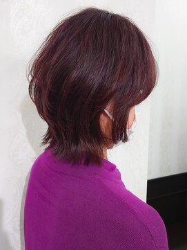 フォックスヘアー(fox.hair) ミニウルフ/襟足長めショート/レイヤーカット/fox.hair