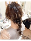 編み下ろし　あみおろしアレンジ