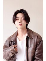 ソイクフ(SOY KUFU)&nbsp;MEN’S HAIR マッシュパーマアッシュブラックカルマパーマ