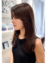 ルル 表参道(lulu.)&nbsp;メルティカラー ネビージュ チェリーブラウン ミニウルフ