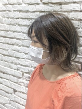 ソワン ドゥ ブレス 立花店(soin de brace) 小顔/ミディアムレイヤーカット/似合わせカット【高嶋仰】