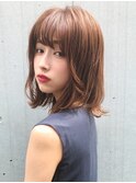 モテ髪ナチュラルカール姫カットレイヤーカット#280e0527