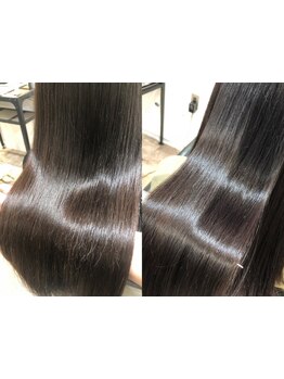 独自調合薬剤でダメージレスに理想の髪質を実現★DAL.の巻ける縮毛矯正で憧れの美髪に◇【渋谷/表参道】