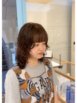 シアン 栄店(CYAN.)&nbsp;オレンジブラウン×パーマ【大石】