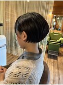 ツーブロックショート
