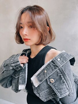 テイラー(Taylor) 【Taylor 】大宮  ミルクティーベージュ×内巻きボブ