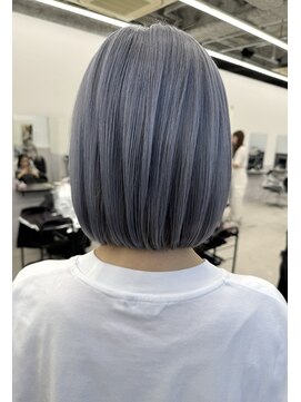 エゴル ナゴヤサカエ(ENGOL NAGOYA SAKAE) Ren/ブルーシルバー/シルバー/グレージュ/ハイトーンボブ