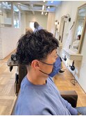 黒髪ボブルフネビージュ小顔ワンレンスペインカール