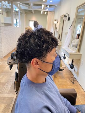 ニュイ 高槻 阪急茨木店(nui) 黒髪ボブルフネビージュ小顔ワンレンスペインカール