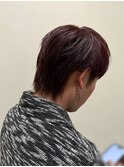 メンズ　ボルドーカラー