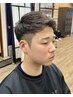 【 頭皮ケア 】 メンズカット + W炭酸頭皮ケア　￥５５００