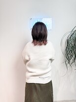 グランツ(GLANZ) グラデーション裾カラーピンクベージュウルフ