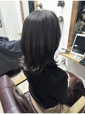 ダークグレージュ×ミディアムレイヤー　　　20代30代40代50代