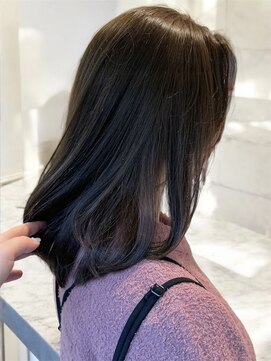 シエル バイ ケンジ 登戸 生田(CIEL by KENJE) オリーブベージュブリーチなし初カラー韓国ヘア10代ブラウン