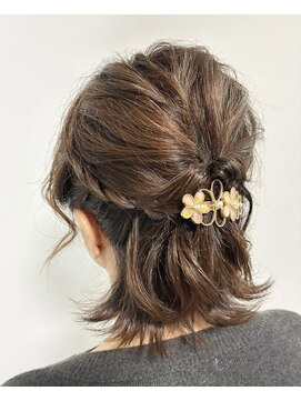 ヘアメイクソエル(hair make Soel) お出かけ時短☆即アレンジスタイル・ハーフアップ