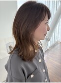 お顔周りを明るく♪大人の外はねレイヤー