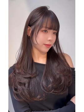 ニューヨークニューヨーク 梅田茶屋町店(NYNY) レイヤーカット　韓国ヘア　ワンカール　暗髪