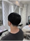 骨格補正◎刈り上げセンターパート×マッシュショート冬