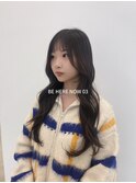 【韓国ヘア/レイヤーカット/ブラウンカラー】