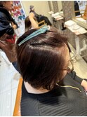  【大人女性のための白髪ぼかし】カット+白髪ぼかしカラー