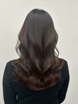 スラッシュアイボリー 姫路駅西店(SLASHivory) 髪質改善カラー×艶ブラウンロング