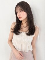 ユーフォリア 青山(Euphoria)&nbsp;【担当きょうこ】抜け感レイヤーシースルーバング赤み消しカラー