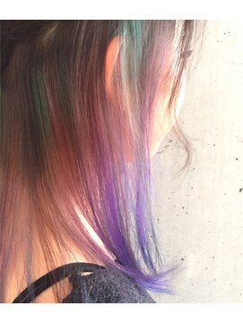 ソーホー 八日市店(SOHO) インナーカラー × ブルーバイオレット