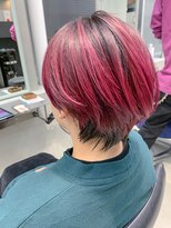 テトヘアー(teto hair)&nbsp;グラデーションカラー、デザインカラー、ピンクパープル