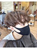 韓国風ふんわりパーマ