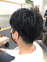 ユッカ エルア 武庫之荘南口(YUCCA elua)&nbsp;【elua 田村】ツーブロック_ナチュラルメンズショート