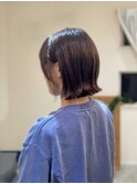 ぱつっとボブ*おくれ毛