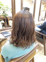 ギフト ヘアー サロン(gift hair salon)&nbsp;ミディアムで可愛いデジタルパーマ☆