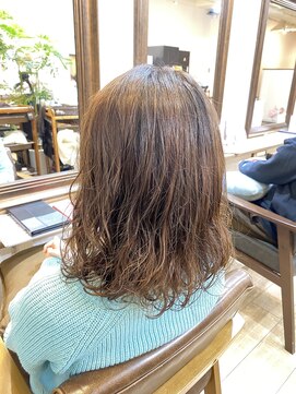 ギフト ヘアー サロン(gift hair salon) ミディアムで可愛いデジタルパーマ☆