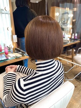 ネオリーブ チロル 横浜西口店(Neolive CiroL.) ぷつっと☆オレンジボブ【seira】