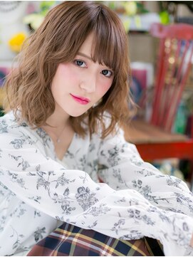 カバーヘア ブリス 北浦和(COVER HAIR bliss) くせ毛風毛先パーマふんわりフェミニンボブh2北浦和30代40代!