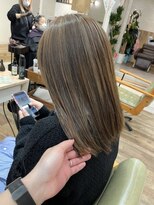 ヘアーザラブズラフズ オーガニカ 北九州(HAIR THE LOVES LAUGHS ORGANICA)&nbsp;白髪ぼかしハイライト＊