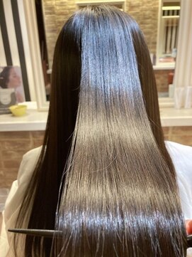 クロワ(croix) 酸性ストレート+髪質改善トリートメント