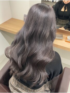 アトレ(attrait) ☆グレージュカラー ブリーチ履歴あり 秋のなめらかカラー