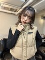 ベイルーム(BAYROOM by HONEY omotesando)&nbsp;グレージュ×ウルフカット、可愛いです/ハッシュカット/顔周り