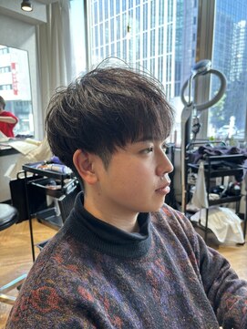 ハイル(KHAIR) 透け感マッシュメンズスタイル　《谷　昂将》